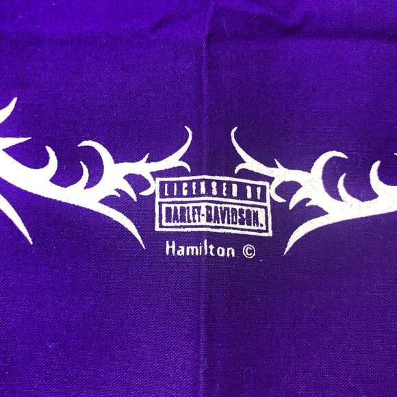 Harley-Davidson Motorcycles Bandana Scarf Headband Handkerchief Vintage Y2K - Picture 6 of 7